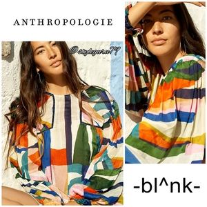 Anthropologie, Miranda Peasant Blouse By Bl-nk